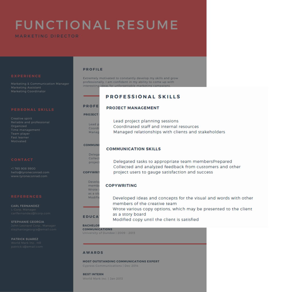 วิธีทำเรซูเม่ (Resume/CV) - เรซูเม่แบบเน้นความสามารถในการทำงาน (Functional Resume)